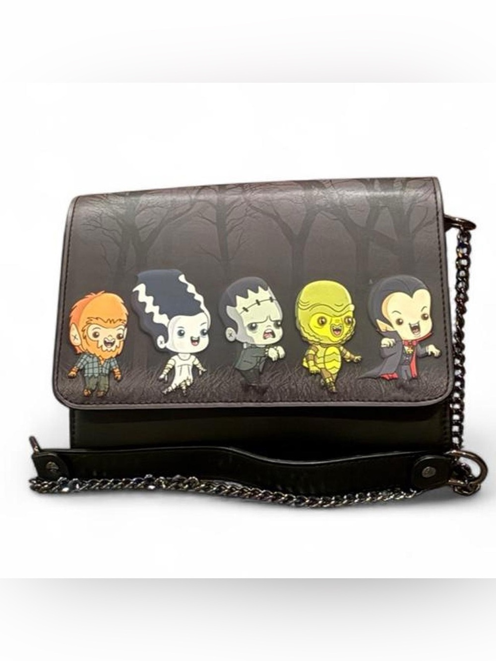 Loungefly Universal Monsters Chibi Crossbody Bag. HTF